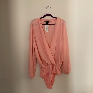 FTF BILTMORE bodysuit, Peach (Plus Size)